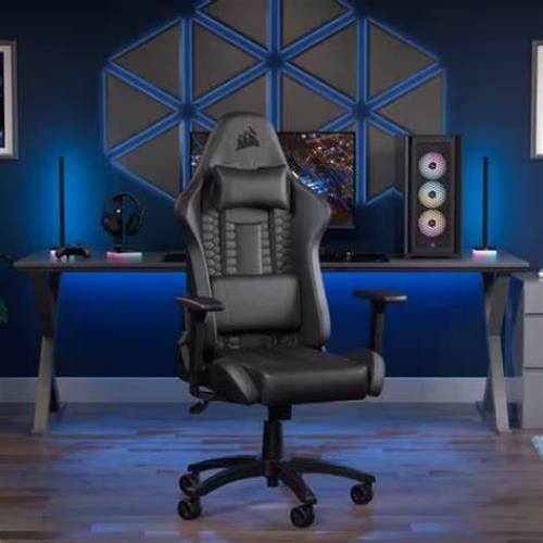 صندلی گیمینگ  Corsair TC100 RELAXED Leatherette Black Gaming Chair