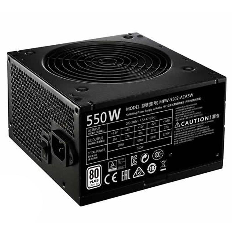 Power Cooler Master MWE 550 WHITE پاور کولر مستر